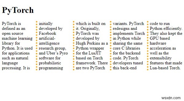 CSS3のcolumn-ruleプロパティで段組みの罫線を設定する方法