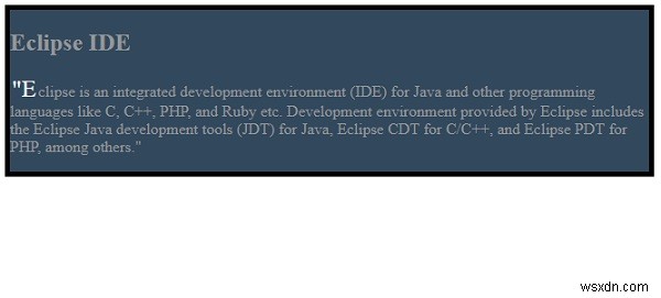 CSSの::first-letter疑似要素とは?使い方とサンプルコードを解説