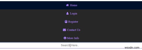 【HTML・CSS】レスポンシブナビゲーションメニューに検索ボックスを追加する方法