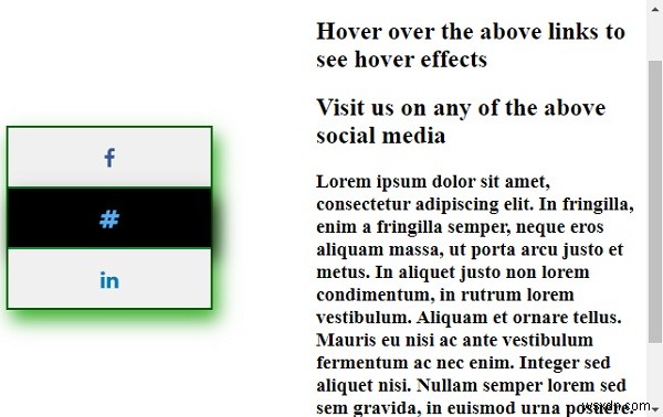 CSSだけで作る！画面に固定表示されるソーシャルメディアアイコンバーの実装方法