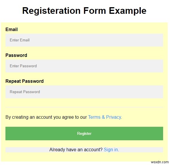 CSSで登録フォームを作成する方法を徹底解説！初心者向けサンプルコード付き