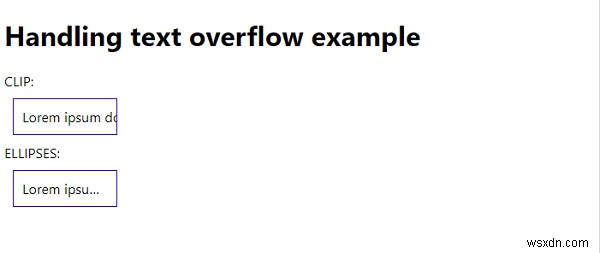 CSS3のtext-overflowプロパティでテキストのはみ出しを処理する方法
