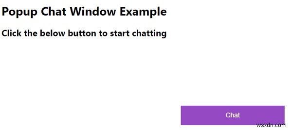 CSSとJavaScriptでポップアップチャットウィンドウを作成する方法