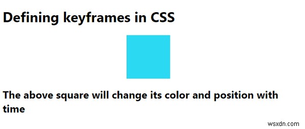 CSS3でキーフレームアニメーションを定義する方法