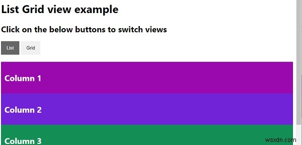 CSSとJavaScriptでリスト表示とグリッド表示を切り替える方法【サンプルコード付き】