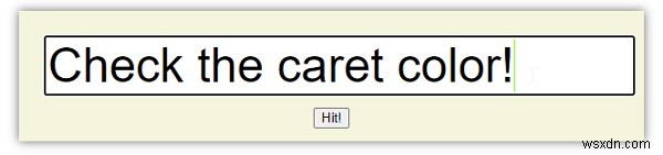 CSSのcaret-colorプロパティでキャレット(テキストカーソル)の色を変更する方法