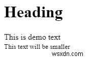 HTMLで小さな文字を表示する方法｜ small タグの使い方を解説