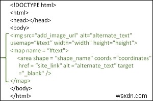 HTMLで画像にクリック可能な領域(イメージマップ)を作成する方法