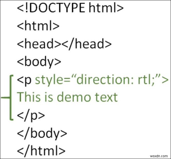 HTMLでテキストを右から左（RTL）に表示する方法【CSSのdirectionプロパティ】