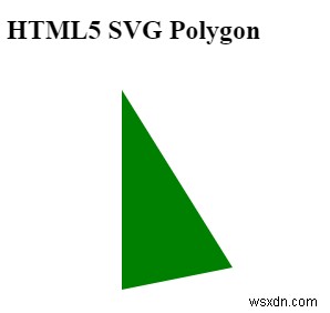 HTML5 SVGでポリゴン(多角形)を描画する方法