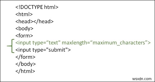 【HTML】フォームの入力テキストフィールドで文字数を制限する方法(maxlength属性の使い方)