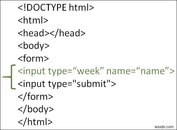 HTMLの週入力タイプ（type= week ）の使い方をわかりやすく解説
