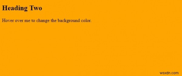 onmouseoverプロパティを使ってWebページの背景色を変更する方法