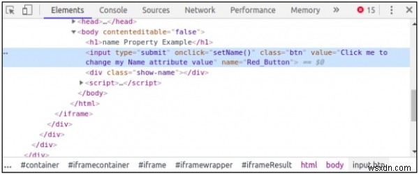 HTML DOM入力ボタンのnameプロパティとは?取得・変更方法を実例付きで解説