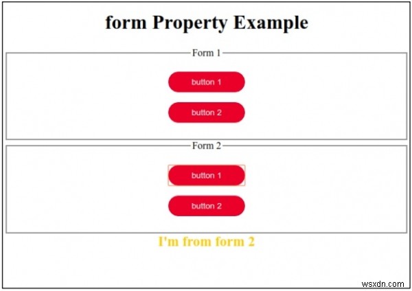 HTML DOM inputボタンのformプロパティとは？使い方とサンプルコードを解説