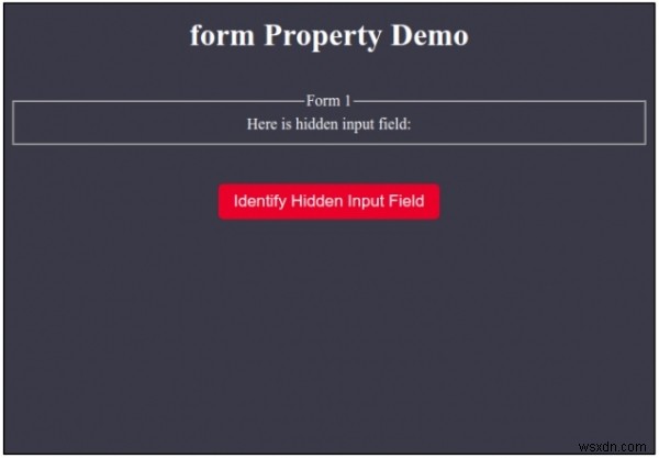HTML DOM input hidden の form プロパティの使い方を解説