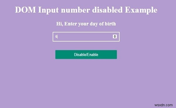HTML DOM Input Number disabled プロパティの使い方をわかりやすく解説