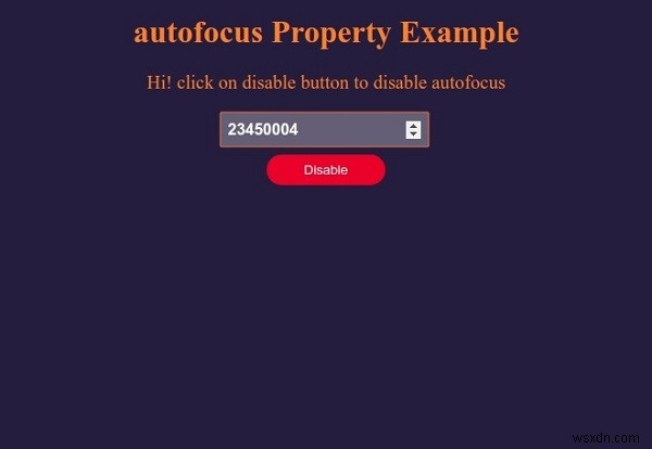 HTML DOMのinput numberオートフォーカスプロパティとは？使い方を解説
