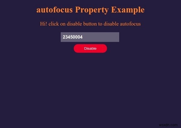 HTML DOMのinput numberオートフォーカスプロパティとは？使い方を解説