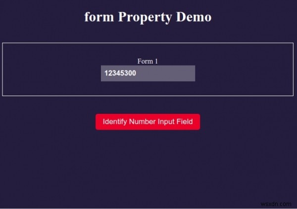 HTML DOM Input Number の form プロパティとは?使い方を解説