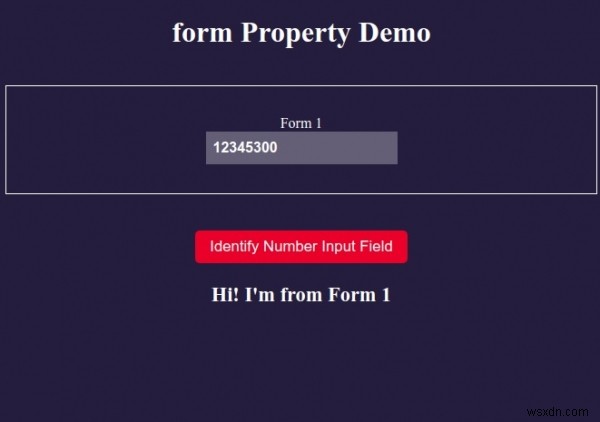 HTML DOM Input Number の form プロパティとは?使い方を解説