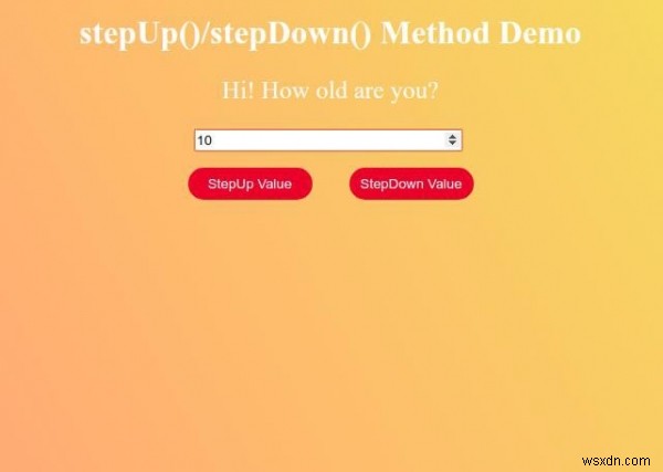 HTML DOM input number stepUp()メソッドの使い方を徹底解説