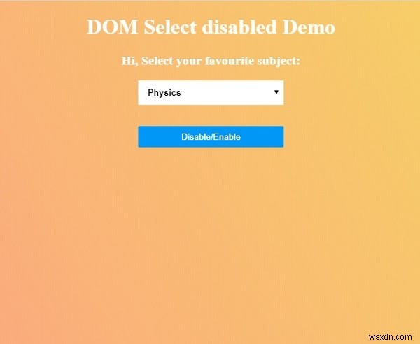 HTML DOM Selectのdisabledプロパティとは？取得・変更方法をサンプルコード付きで解説