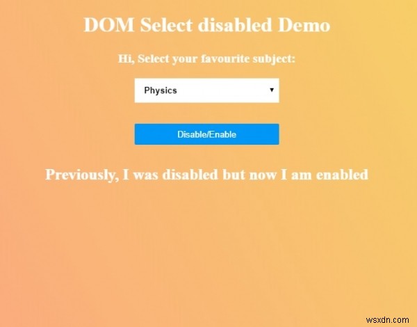 HTML DOM Selectのdisabledプロパティとは？取得・変更方法をサンプルコード付きで解説