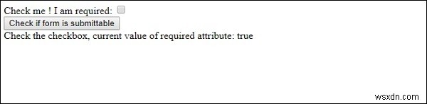 HTML DOM Input Checkbox の required プロパティの使い方