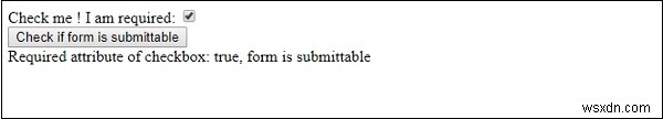 HTML DOM Input Checkbox の required プロパティの使い方