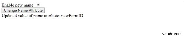 HTML DOM入力チェックボックスのnameプロパティの使い方