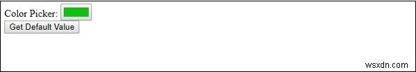 HTML DOM Input ColorのdefaultValueプロパティとは？使い方をサンプルコードで解説