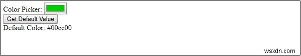 HTML DOM Input ColorのdefaultValueプロパティとは？使い方をサンプルコードで解説