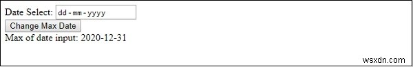 HTML DOM Input Date の max プロパティの使い方を徹底解説