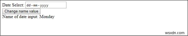 HTML DOM Input Date の name プロパティの使い方を徹底解説