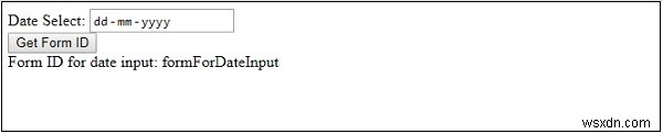 HTML DOM 入力日付(Input Date)の form プロパティとは?使い方を解説