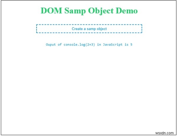 HTML DOMのSampオブジェクトとは?作成方法と使い方を実例付きで解説