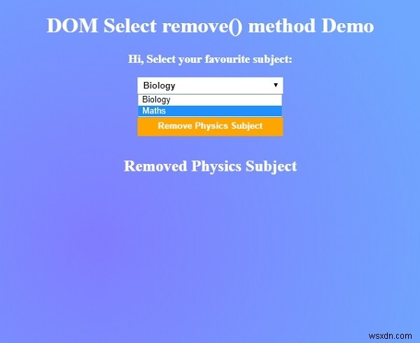 HTML DOM Select remove()メソッドの使い方を徹底解説!ドロップダウンリストから選択肢を削除する方法