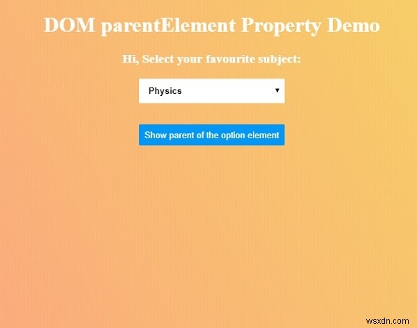 HTML DOM の parentElement プロパティとは?構文と使い方を実例付きで解説