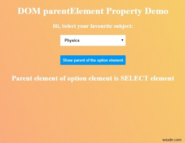 HTML DOM の parentElement プロパティとは?構文と使い方を実例付きで解説