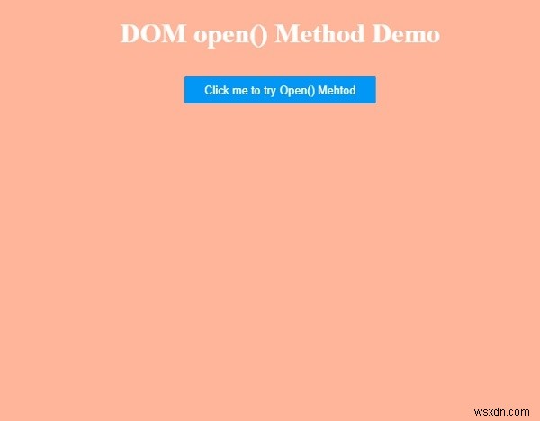 HTML DOM open()メソッドとは?構文から実例までわかりやすく解説