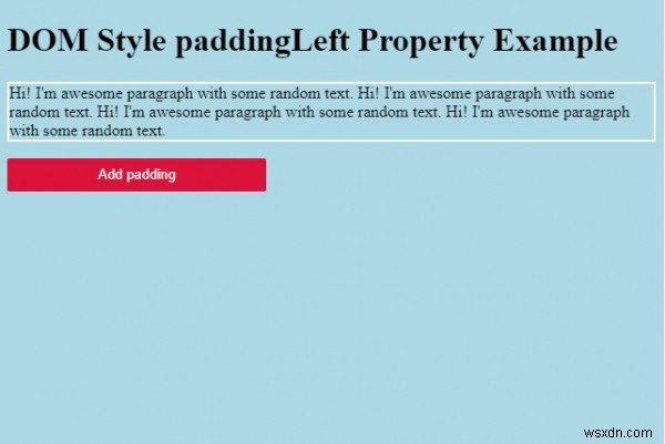 HTML DOM スタイルの paddingLeft プロパティとは?基本構文と使い方を実例付きで解説