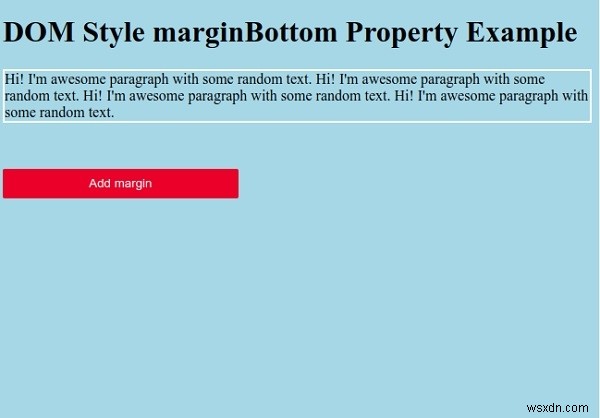 HTML DOMスタイルmarginBottomプロパティの使い方をわかりやすく解説