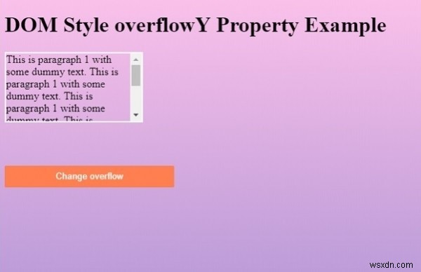 HTML DOM スタイル overflowY プロパティの使い方を徹底解説