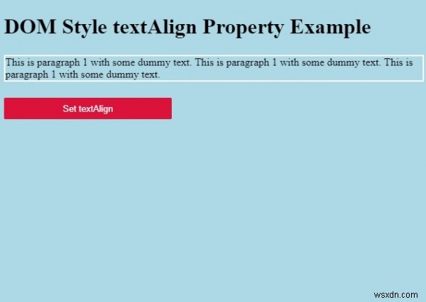 HTML DOM スタイルの textAlign プロパティとは？使い方を実例付きで解説