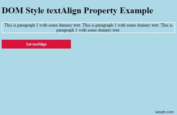 HTML DOM スタイルの textAlign プロパティとは？使い方を実例付きで解説