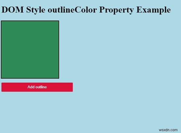 HTML DOM スタイル outlineColor プロパティの使い方を徹底解説