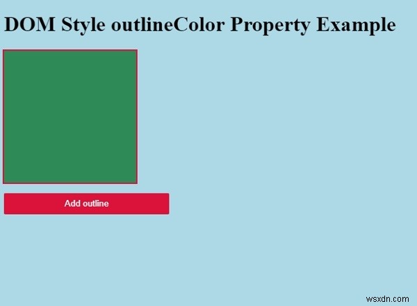 HTML DOM スタイル outlineColor プロパティの使い方を徹底解説