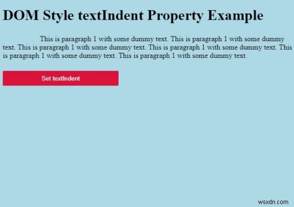 HTML DOMのtextIndentプロパティとは?構文・値・実装例をわかりやすく解説