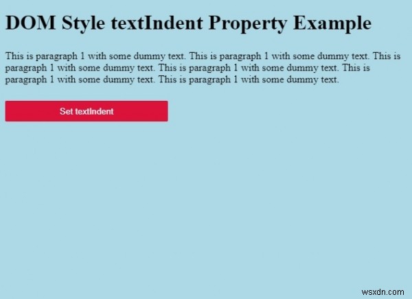 HTML DOMのtextIndentプロパティとは?構文・値・実装例をわかりやすく解説